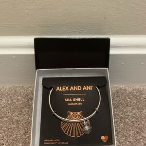 Alex and Ani Sea Shell Charm Bracelet